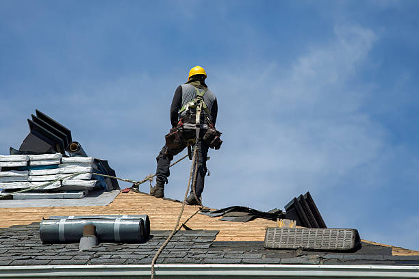 Professional Storm Damage Roof Repair technician working in Texarkana, TX